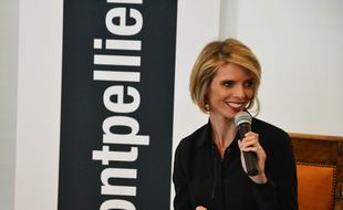 Sylvie Tellier, à Montpellier, ce jeudi.