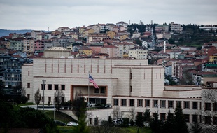 Le consulat américain à Istanbul en Turquie, le 9 décembre 2015.
