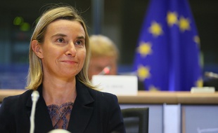 Federica Mogherini à Bruxelles le 6 octobre 2014.