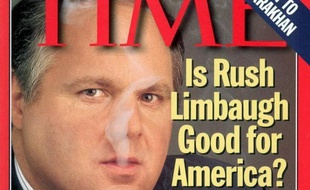 Rush Limbaugh, en couverture de Time Magazine, en 1995
