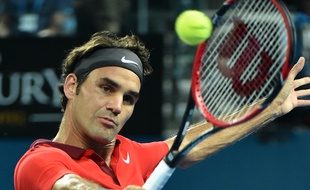Le Suisse Roger Federer lors de la finale du tournoi de Brisbane, le 11 janvier 2015.