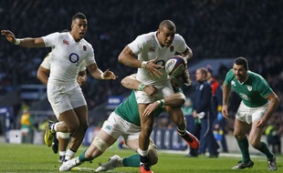 Le centre anglais Jonathan Joseph face à l'Irlande