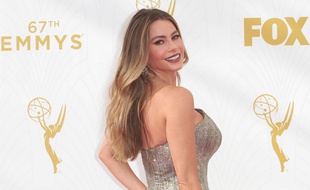 Sofia Vergara, dimanche 20 septembre 2015, aux Emmy Awards, à Los Angeles.
