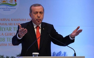 Le président turc Recep Tayyip Erdogan, le 29 avril 2015 à Ankara