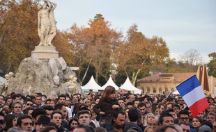 Le rassemblement à Montpellier, ce samedi.