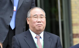 Le représentant de la Chine pour le changement climatique, Zhenhua Xie, le 21 juillet 2015 à Paris