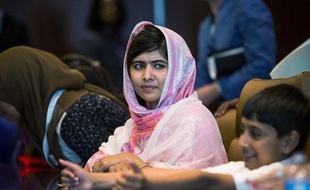 La militante des droits de l'Homme, Malala Yousafzaï, en juillet 2012 à New York.