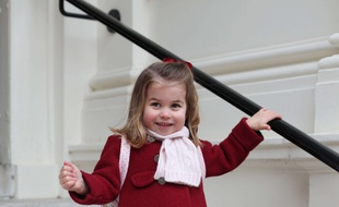 La princesse Charlotte le 8 janvier 2018 à Londres.