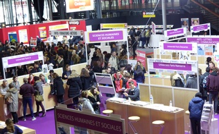 Sur le salon Postbac, le 12/01/2018