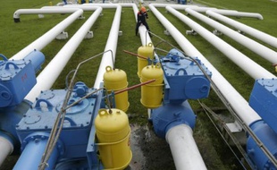 Un site de stockage de gaz souterrain à Lviv,en Ukraine, le 28 mai 2015
