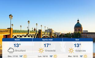 Météo Toulouse: Prévisions du samedi 16 octobre 2021