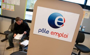 Un bureau de Pôle emploi à Bordeaux.