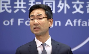 Geng Shuang, responsable du ministère des affaires étrangères chinois.