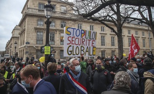 Manifestation contre la loi sur la sécurité globale à Paris