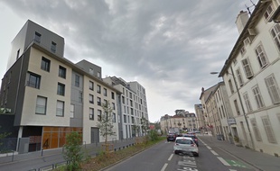 Capture d'écran de Google View. Rue de l'ïle de Corse à Nancy