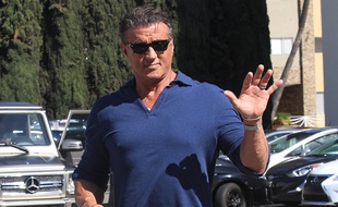 Sylvester Stallone dans les rues de Los Angeles