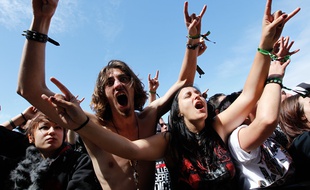 CLISSON, le 22/06/2013 Le festival HELLFEST reunit tous les ans des milliers de personnes autour de la musique Hard METAL