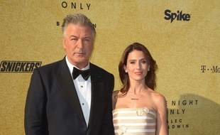 Alec et Hilaria Baldwin à l'évènement Spike TV's 'One Night Only: Alec Baldwin'.