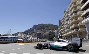 Nico Rosberg lors qualifications du Grand Prix de Monaco le 24 mai 2014.