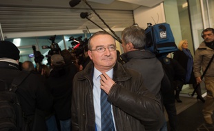 Le député LR Hervé Mariton, le 14 décembre 2015 au siège du parti Les Républicains à Paris.