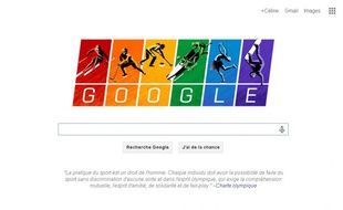 Capture d'écran du site Google