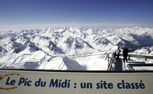 Le Pic du Midi. Illustration.