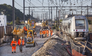Travaux sur le bouchon ferroviaire en gare Saint-Jean le 5 mai 2016