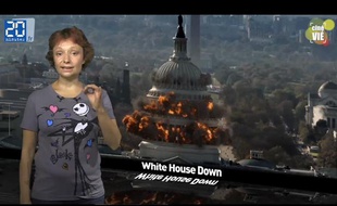 Caroline Vié présente sa chronique de cinéma sur le film «White House Down»