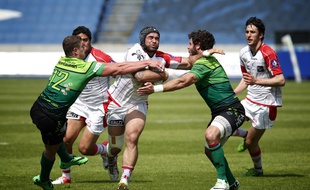 Match aller des 1/2 finales de fédérale 1 de rugby qui opposait Lille à Montauban.