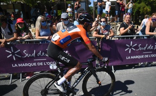 Egan Bernal sur la Route d'Occitanie début août.