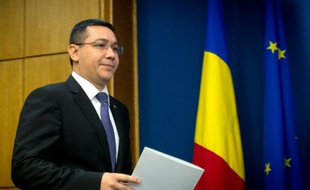 Le Premier ministre roumain Victor Ponta, le 10 novembre 2014 à Bucarest