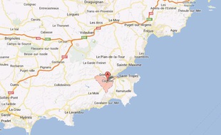 Google map du Var.