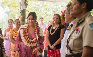 Meghan Markle a été exfiltrée d'un marché aux îles Fidji.