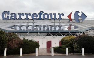 Un magasin Carrefour à Villiers-en-Bière (Seine-et-Marne).