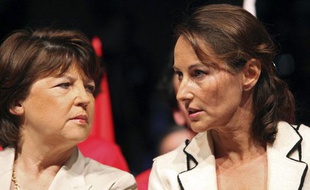 Martine Aubry et Ségolène Royal, fin mai 2009.
