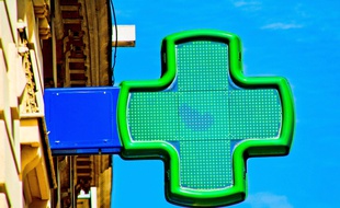 Une pharmacie. Illustration.