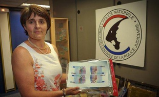 Corinne Bertoux, chef de l’Office central pour la répression du faux-monnayage à la direction centrale de la police judiciaire.
