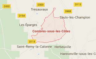 Le petit village de Combres sous les côtes dans la Meuse.