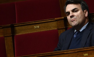 Thomas Thévenoud, le 8 février 2017 à l'Assemblée nationale.