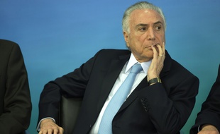 Michel Temer à Brasilia, le 31 janvier 2018.