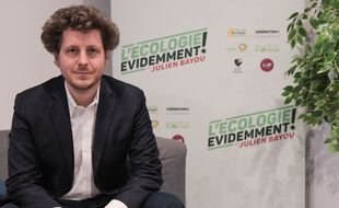 Julien Bayou, tête de liste EELV aux élections régionales en Ile-de-France, à Paris le 3 Mars 2021.