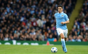 Samir Nasri lors du match entre Manchester City et la Juventus Turin le 15 septembre 2015.