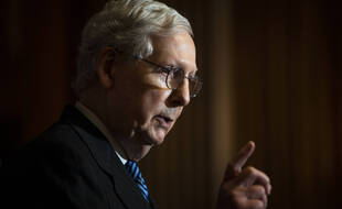 Le leader des républicains au Sénat américain, Mitch McConnell.