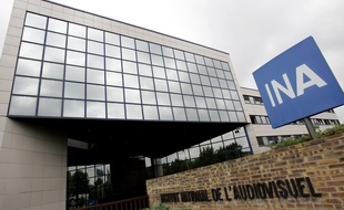 Le siège de l'Institut national de l'audiovisuel (INA) à Bry-sur-Marne.