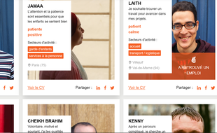 Tous les candidats disposent d'un CV mettant en valeur leurs qualités humaines et professionnelles.