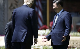 Donald Trump et Xi Jinping en Floride, le 7 avril 2017.