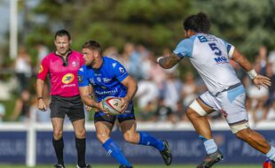Rory Kockott, le demi de mêlée de Castres, le 14 septembre 2019 à Bayonne, en Top 14.
