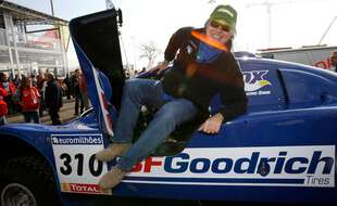 Jean-Louis Schlesser, lors du Dakar de 2007