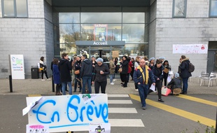 La mobilisation est très suivie au CHP Saint-Grégoire avec près de 300 salariés qui étaient en grève lundi matin.
