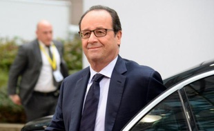 Le président de la République, François Hollande, le 24 octobre 2014 à Bruxelles.